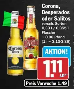 AEZ Corona, Desperados oder Salitos Angebot