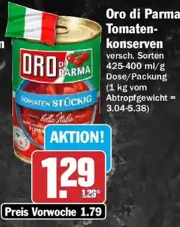 AEZ Oro di Parma Tomatenkonserven Angebot