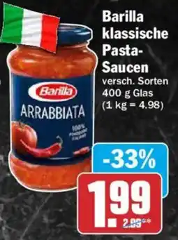 AEZ Barilla klassische Pasta-Saucen Angebot