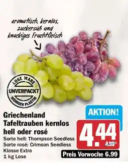 AEZ Griechenland Tafeltrauben kernlos Angebot