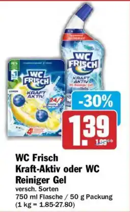 AEZ WC Frisch Kraft-Aktiv oder WC Reiniger Gel Angebot