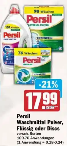 AEZ Persil Waschmittel Pulver, Flüssig oder Discs Angebot