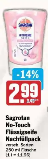 AEZ Sagrotan No-Touch Flüssigseife Angebot