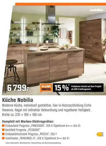 OBI Nobilia küche Angebot