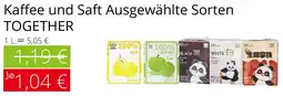 GO Asia Kaffee und Saft Ausgewählte Sorten TOGETHER Angebot