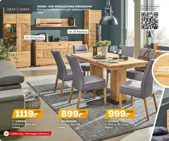 Möbel Kraft Gray & jones wohn- und speisezimmer-programm Angebot