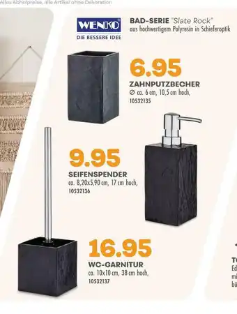 Möbel Kraft Wenko bad-serie "slate rock" Angebot