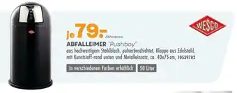 Möbel Kraft Wesco abfalleimer "pushboy" Angebot