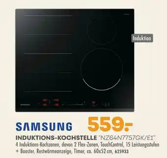 Möbel Kraft Samsung induktions-kochstelle "nz64n7757gk/e1" Angebot