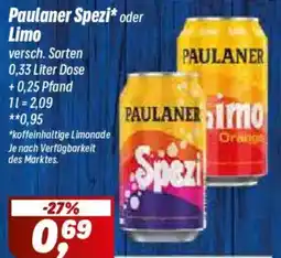 Simmel Paulaner Spezi Angebot