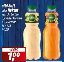 Simmel albi Saft oder Nektar Angebot