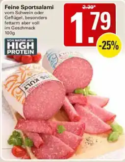 WEZ Feine Sportsalami Angebot
