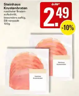 WEZ Steinhaus Krustenbraten Angebot
