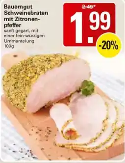 WEZ Bauerngut Schweinebraten mit Zitronenpfeffer Angebot