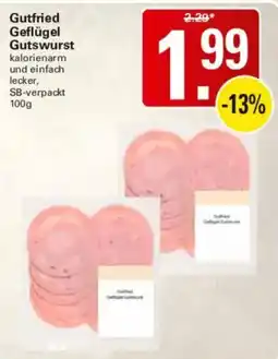 WEZ Gutfried Geflügel Gutswurst Angebot