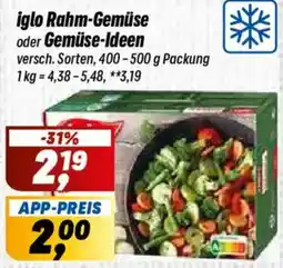 Simmel iglo Rahm-Gemüse oder Gemüse-Ideen Angebot