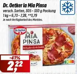 Simmel Dr. Oetker la Mia Pinsa Angebot