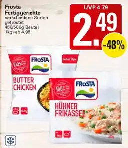 WEZ Frosta Fertiggerichte Angebot