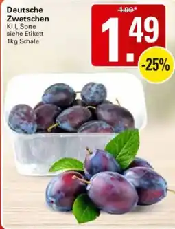 WEZ Deutsche Zwetschen Angebot