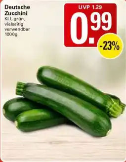 WEZ Deutsche Zucchini Angebot
