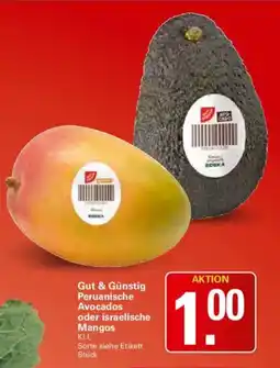 WEZ Peruanische Avocados oder israelische Mangos Angebot
