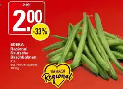 WEZ EDEKA Regional Deutsche Buschbohnen Angebot