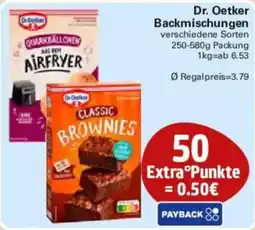 WEZ Dr. Oetker Backmischungen Angebot