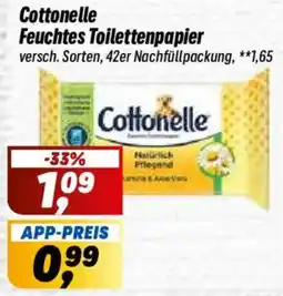 Simmel Cottonelle Feuchtes Toilettenpapier Angebot