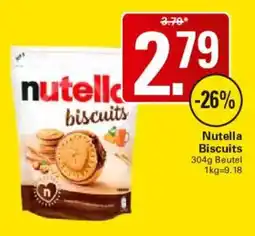 WEZ Nutella Biscuits Angebot