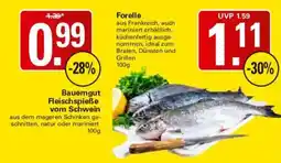 WEZ Bauerngut Fleischspieße vom Schwein Angebot