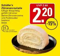 WEZ Schäfer's Zitronenroulade Angebot