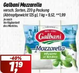 Simmel Galbani Mozzarella Angebot