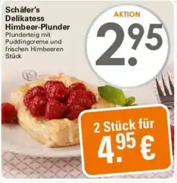WEZ Schäfer's Delikatess Himbeer-Plunder Angebot