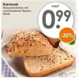 WEZ Kornrusti Weizenbrötchen mit verschiedenen Saaten Angebot