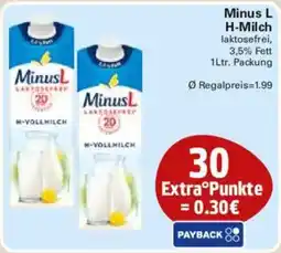 WEZ Minus L H-Milch laktosefrei Angebot