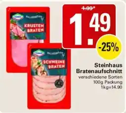 WEZ Steinhaus Bratenaufschnitt Angebot