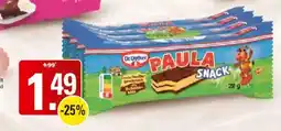 WEZ Dr. Oetker Paula Snack Angebot