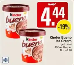 WEZ Kinder Bueno Ice Cream Angebot