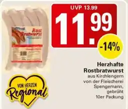 WEZ Herzhafte Rostbratwurst Angebot