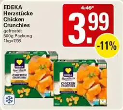 WEZ EDEKA Herzstücke Chicken Crunchies Angebot