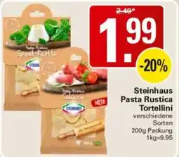 WEZ Steinhaus Pasta Rustica Tortellini Angebot