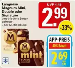WEZ Langnese Magnum Mini Angebot