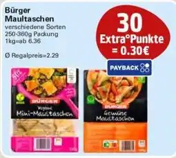 WEZ Bürger Maultaschen Angebot