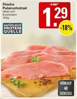 WEZ Frische Putenschnitzel Angebot