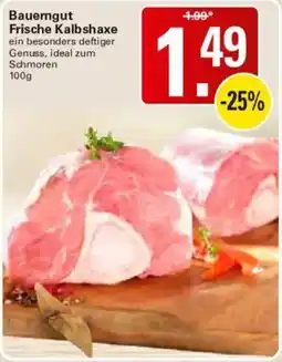 WEZ Bauerngut Frische Kalbshaxe Angebot