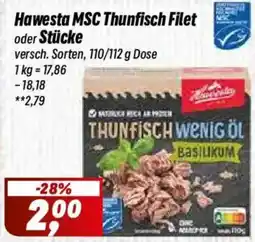 Simmel Hawesta MSC Thunfisch Filet Angebot