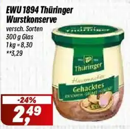 Simmel EWU 1894 Thüringer Wurstkonserve Angebot