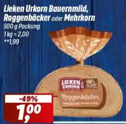 Simmel Lieken Urkorn Roggenbäcker Angebot