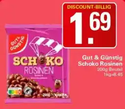 WEZ Schoko Rosinen Angebot