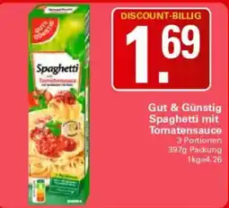 WEZ Spaghetti mit Tomatensauce Angebot